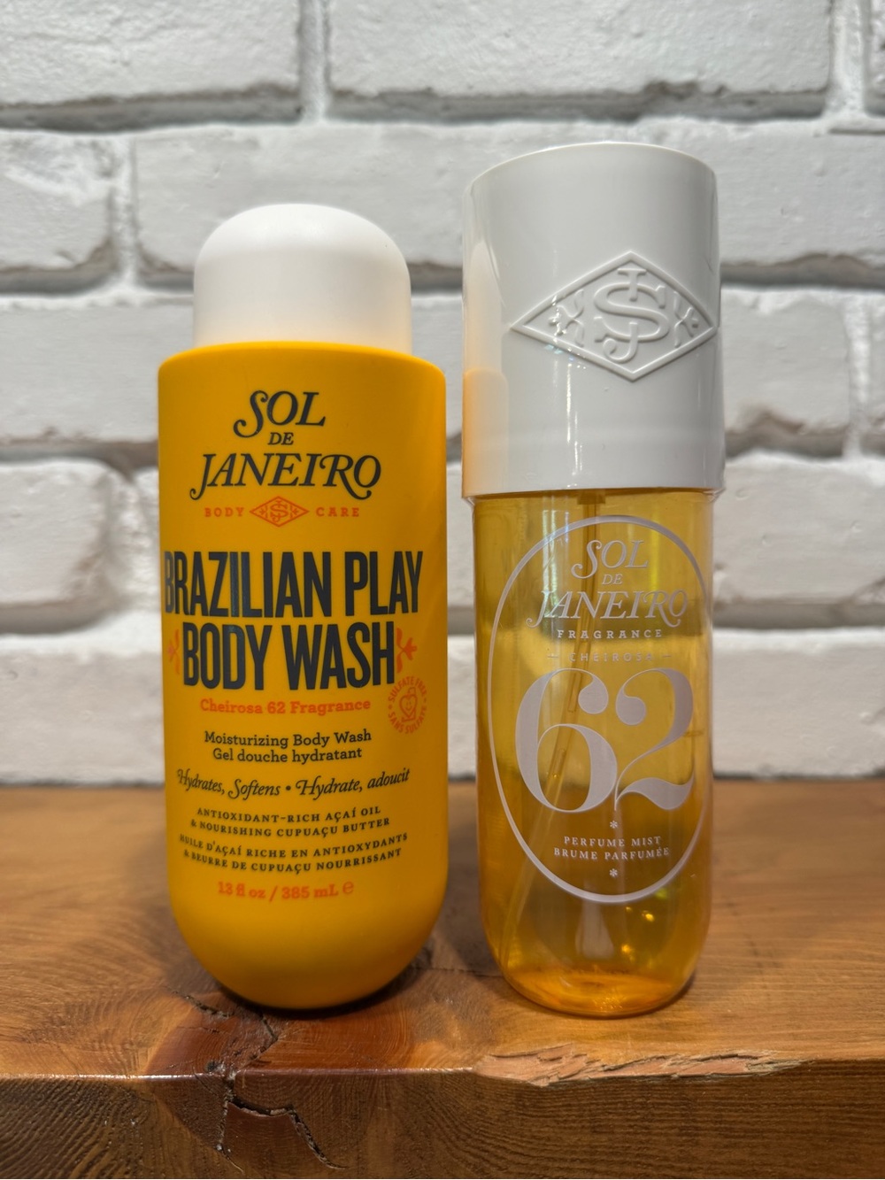Sol de Janeiro Cheirosa 62 Perfume Mist & Brazilian Play Body Wash Bundle SEALED
